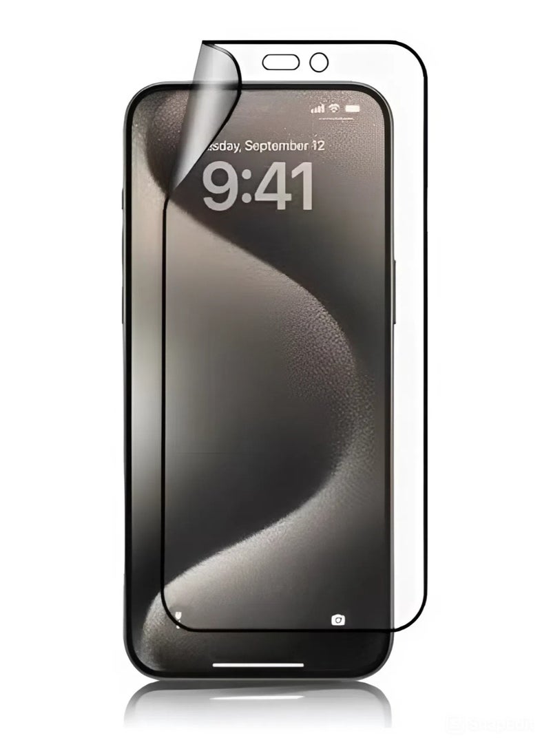 S-TOP screen protector for iPhone 12 Pro Max (anti-fingerprint) to protect, complete protection of the phone screen from scratches and breakage - Image 1