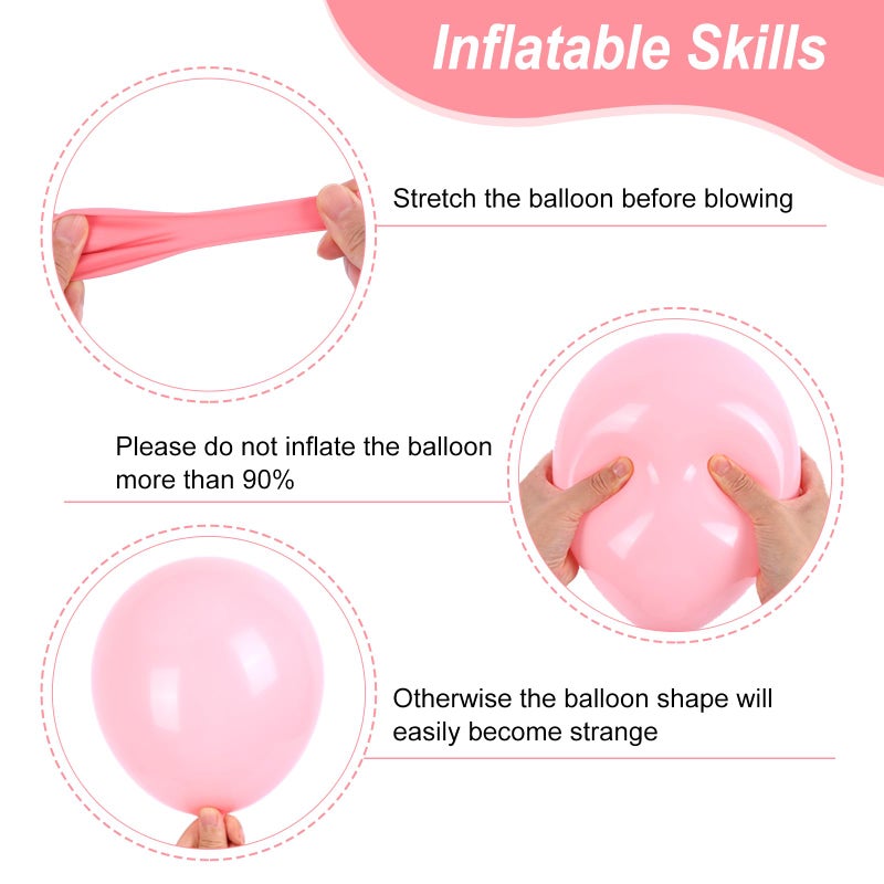 RUBFAC 129pcs Pastel Balloons Different Sizes 18 12 10 5 Inch, Macaron Rainbow Easter Balloon Arch Kit for Baby Shower Birthday Party Gender Reveal Garland Decoration - Image 3