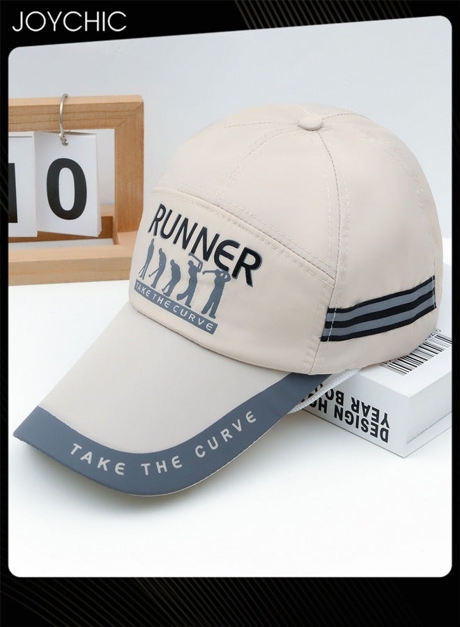 Joychic قبعة بيسبول للرجال ربيع صيف خريف قبعة عصرية قابلة للتعديل سريعة الجفاف قابلة للتنفس مضادة للأشعة فوق البنفسجية قبعة شبابية مناسبة للرياضات الخارجية وتسلق الجبال - Image 2