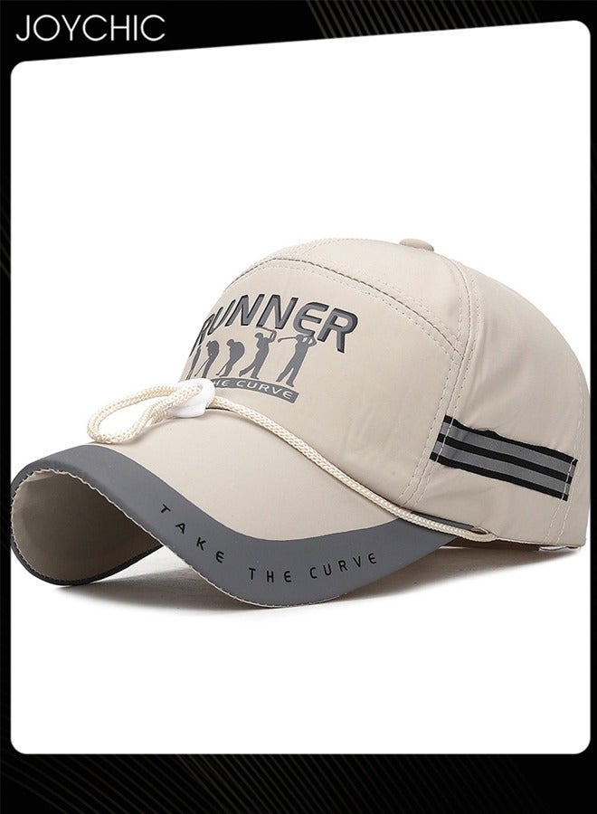 Joychic قبعة بيسبول للرجال ربيع صيف خريف قبعة عصرية قابلة للتعديل سريعة الجفاف قابلة للتنفس مضادة للأشعة فوق البنفسجية قبعة شبابية مناسبة للرياضات الخارجية وتسلق الجبال - Image 1