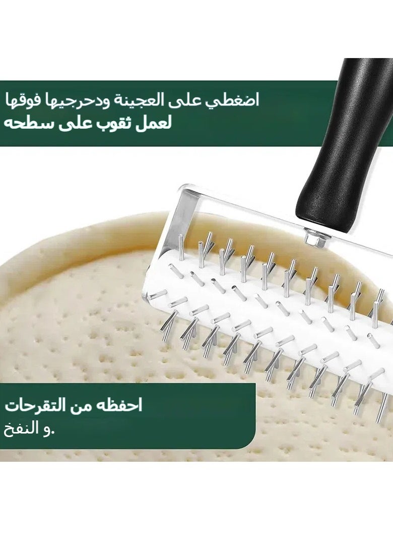 General Stainless Steel Pizza Hob Pizza Needle Handmade Pizza Punch Baking Tool Pizza Dough Docker  - Image 2