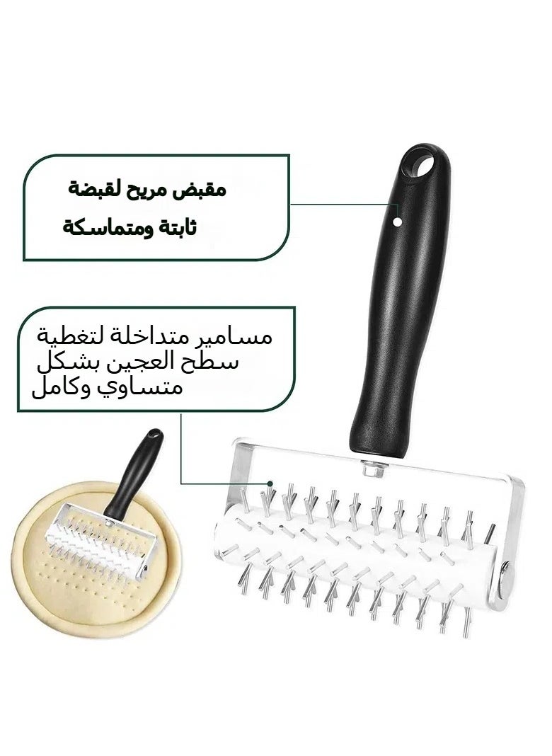 General Stainless Steel Pizza Hob Pizza Needle Handmade Pizza Punch Baking Tool Pizza Dough Docker  - Image 3