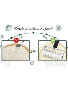 جنرال الفولاذ المقاوم للصدأ بيتزا هوب بيتزا إبرة اليدوية بيتزا لكمة أداة الخبز بيتزا العجين Docker  - Image 4