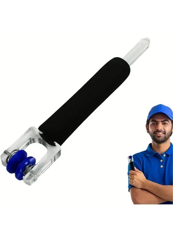 Professional Foil Crimper Burnisher Tool Dual Spring Loaded Rollers Adjustable Hand Tool 1pc - Image 2