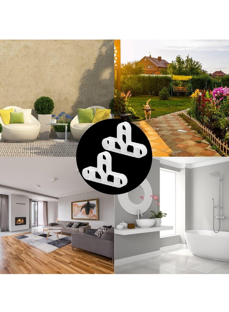 200 Pcs Tile Spacers, 10mm T-Shape Floor Tile, Removable Tiles Spacer for DIY Paving Tiling Wall, Garden, Red Bricks, Patio Slabs - Improve Installation Speed and Accuracy - Image 5