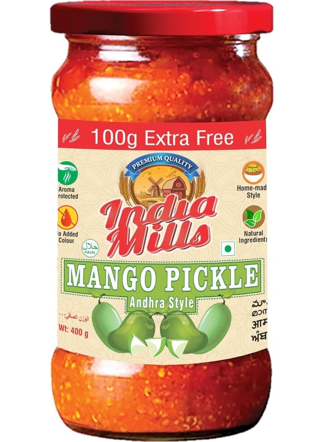India Mills INDIA MILLS Mango Andhra Style Pickle - Image 1