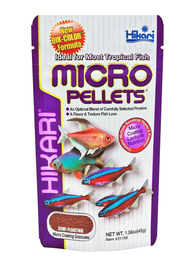 Hikari Tropical Micro Pellets Brown 45grams  - Image 1