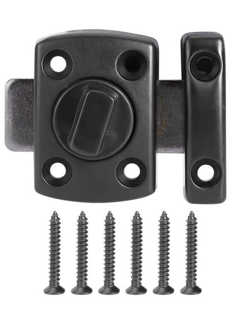Compact Door Lock Slide Latch for Bathroom and Gates Secure Your Home with Ease
