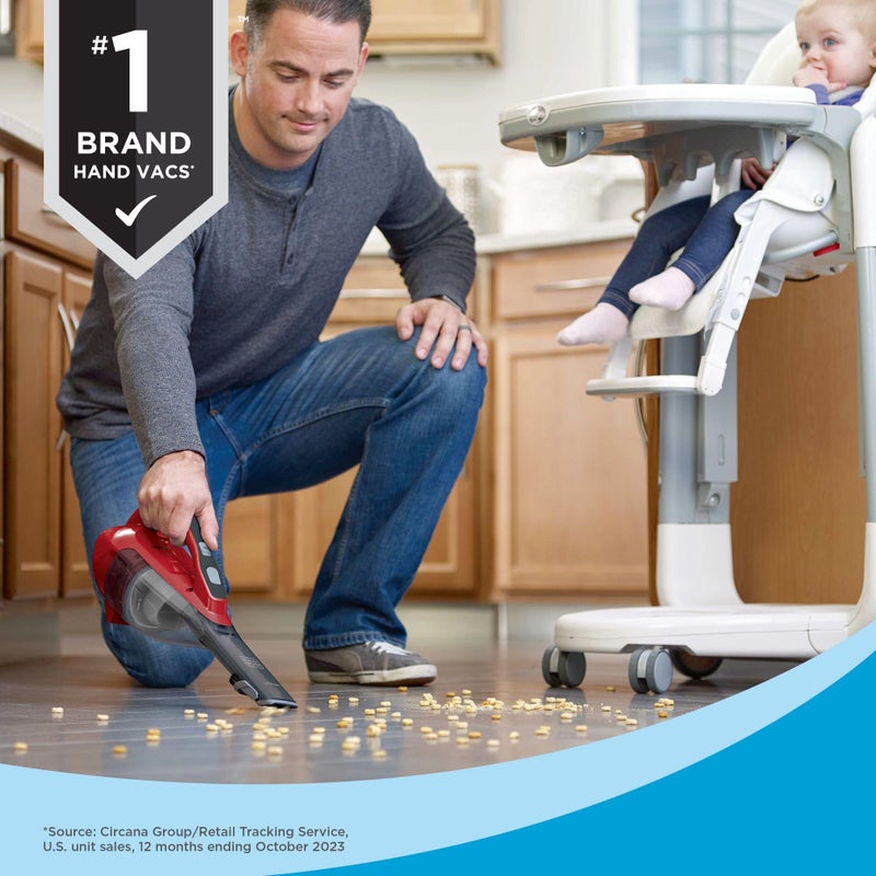 BLACK+DECKER dustbuster AdvancedClean Cordless Handheld Vacuum, Home and Car Vacuum (HLVA320J26) - Image 4