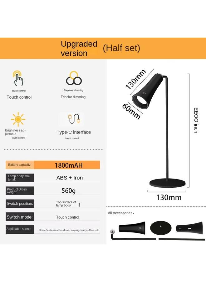 الأزرق جي دبليو خمسة في واحد هدية إبداعية ، ضوء الليل ، مكتب التعلم ، مصباح جدار بجانب السرير ، مصباح طاولة القراءة الخاص للطلاب - Image 1