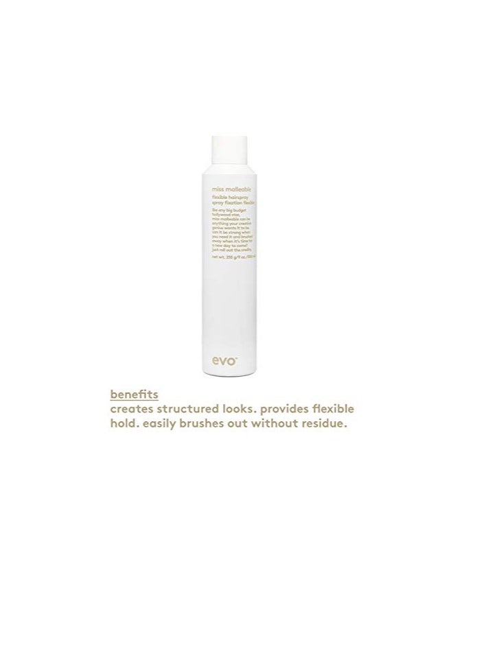 EVO Evo- miss malleable flexible hairspray 300ml  - Image 3