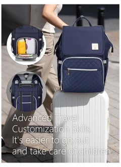 LEQUEEN Diaper Bag  7th edition diamond - navy capitone  - Image 2