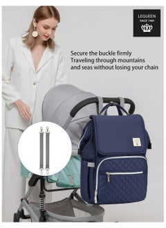LEQUEEN Diaper Bag  7th edition diamond - navy capitone  - Image 3