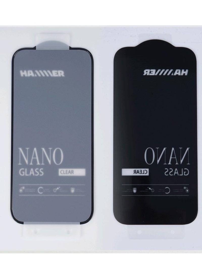 Hammer package complete iPhone 16 Plus comes with 2 transparent front protectors, a cover, and a slim crystal case anti-yellowing, drop-resistant, with a tilt degree, full lens protection, anti-scratch - Image 5