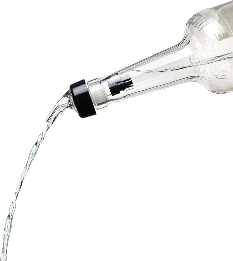 True Ace Measured Liquor Pour Spout, 1/2 Ounce Pourer, Fits Standard Liquor Bottles, Bar & Cocktail Accessories, Plastic, Set of 1 - Image 2
