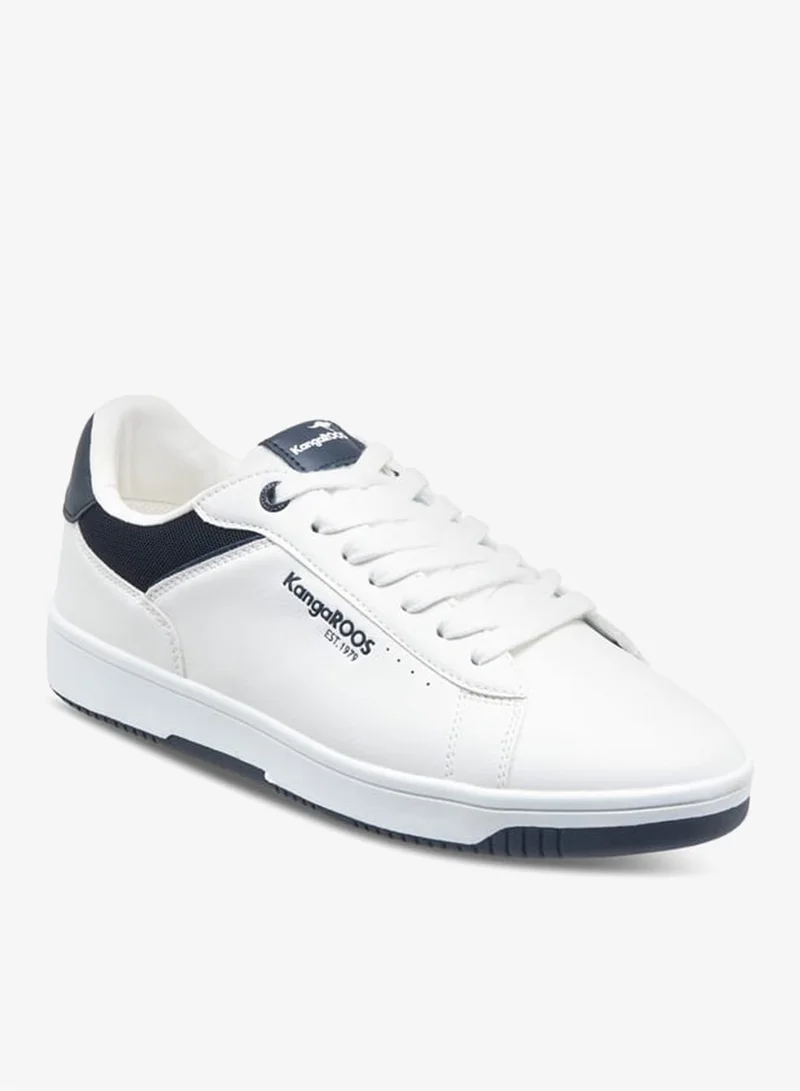 kangaROOS Men's Logo Detail Sneakers With Lace-Up Closure