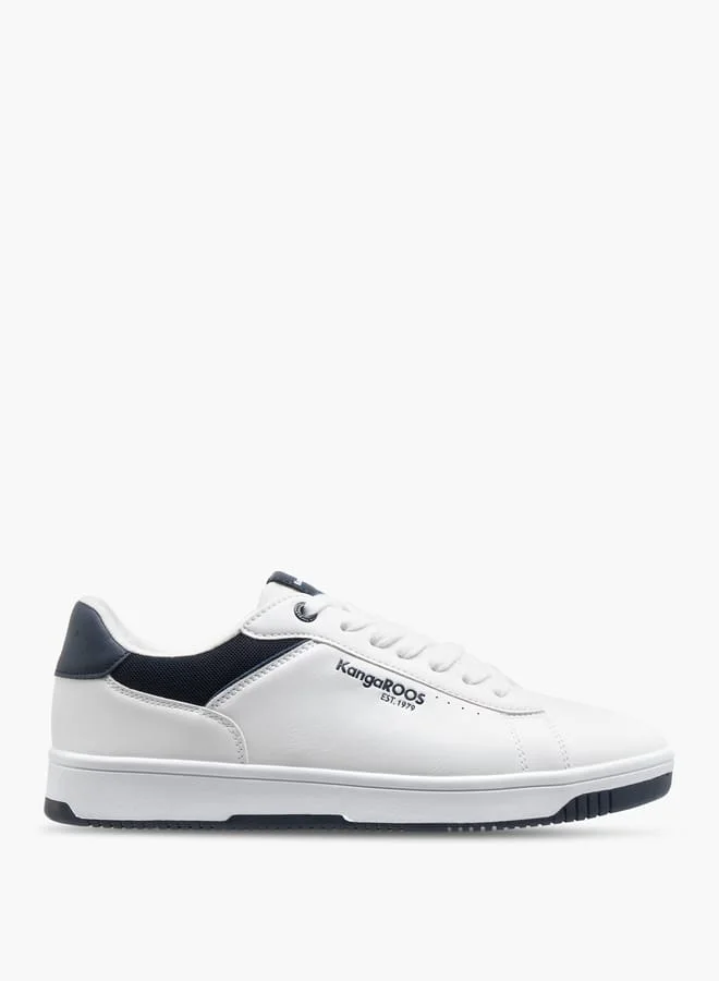 kangaROOS Men's Logo Detail Sneakers With Lace-Up Closure
