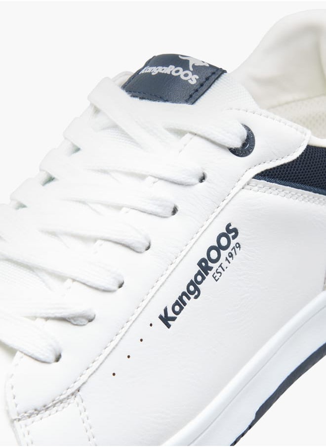 kangaROOS Men's Logo Detail Sneakers With Lace-Up Closure  - Image 4