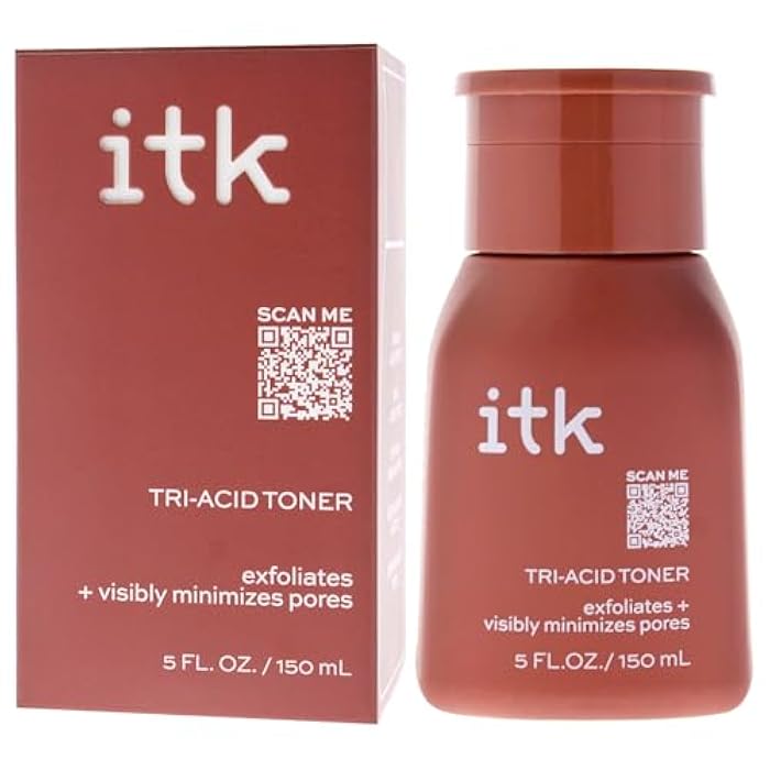 ITK Tri-Acid Facial Toner with AHA, BHA, PHA + Niacinamide - Exfoliate Face + Minimize Pores - Salicylic + Lactic Acid - Brighten Dark Spots + Glow, 5 Fl Oz - Image 5