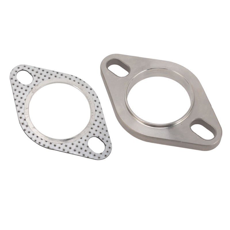 Universal Exhaust Flange Kit: 2In 2-Bolt Stainless Steel, High Strength Sealing, Reduce Abnormal Sound - Direct Replacement Kit for Exhaust Downpipe, Catback, Headers, Muffler, Resonator - Image 5