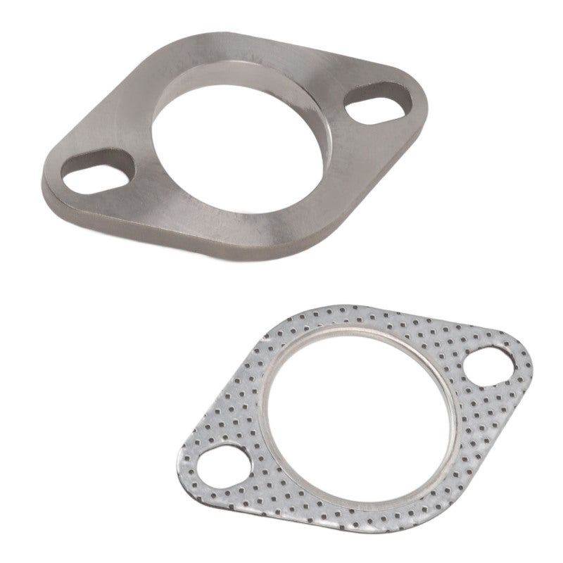 Universal Exhaust Flange Kit: 2In 2-Bolt Stainless Steel, High Strength Sealing, Reduce Abnormal Sound - Direct Replacement Kit for Exhaust Downpipe, Catback, Headers, Muffler, Resonator - Image 4