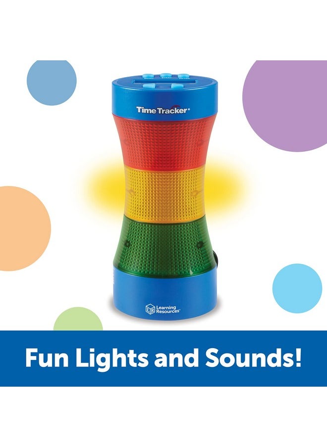 Learning Resources Learning Resources Time Tracker Visual Timer & Clock - 1 Piece, Classroom Tracker, Alarm Clock, Light Up Timer for Classroom, Visual Tracker  - Image 3
