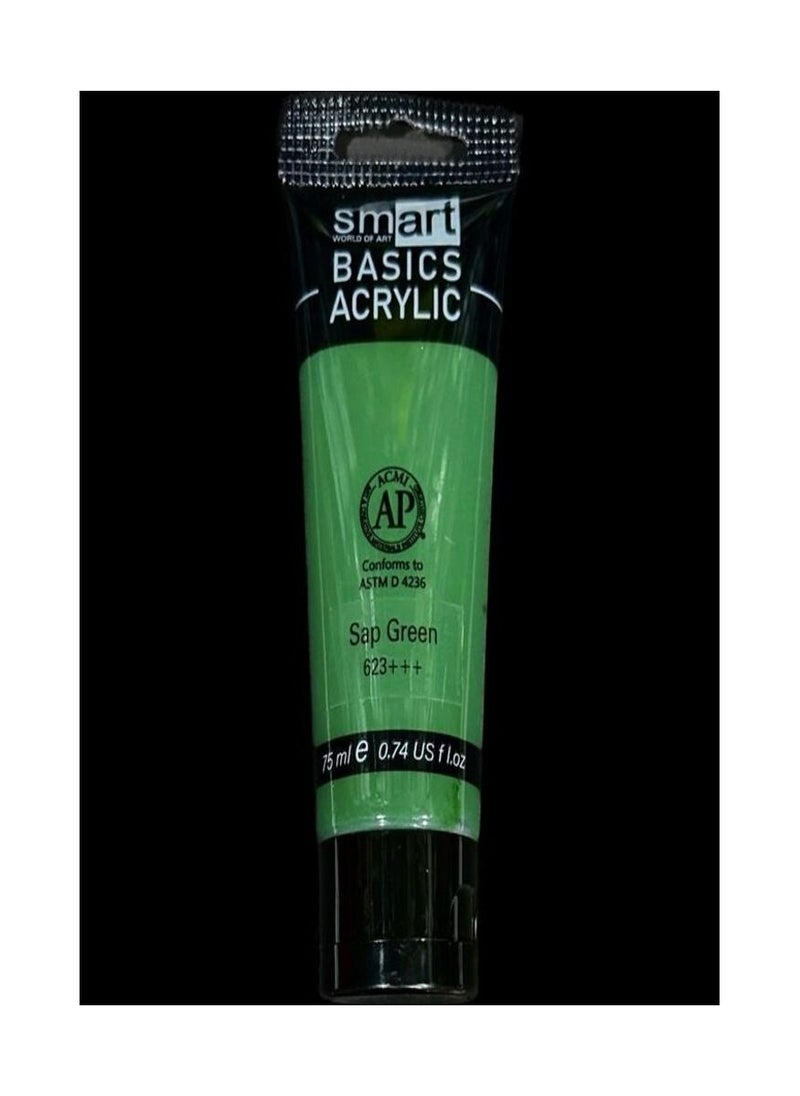 Smart Smart Acrylic 75ml Tube - Sap Green 623+++ 