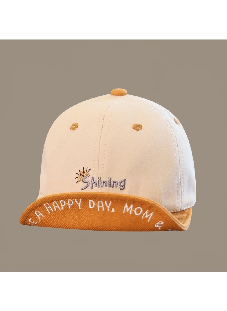 KUYING Beige Series Duckbill Cap Children's Cute Hat 