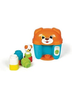 Clementoni Soft Clemmy Dog Bucket With Blocks Toy 7 Pcs For Kids 6 Months Plus Years Old  - Image 2