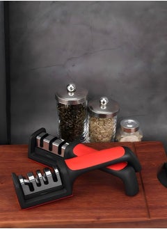 Beautiful Multi-Functional Diamond 4-In-1 Knife Sharpener, Portable Outdoor Hand-Held Fast Tungsten Steel Whetstone  - Image 3