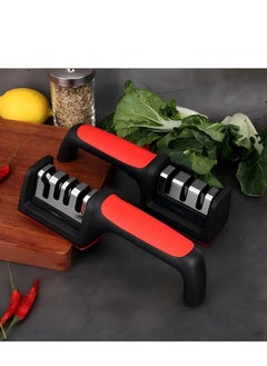 Beautiful Multi-Functional Diamond 4-In-1 Knife Sharpener, Portable Outdoor Hand-Held Fast Tungsten Steel Whetstone  - Image 5