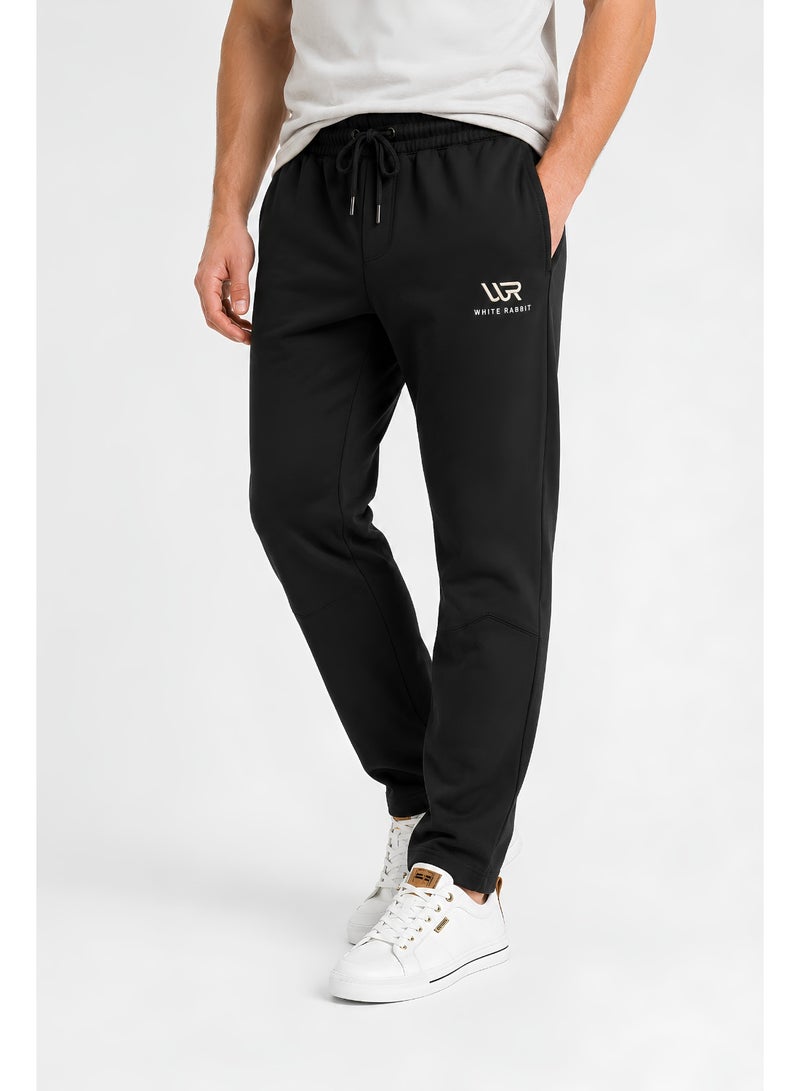 WHITE RABBIT Men’s Casual Wide Leg Jogger Pants – Adjustable Drawstring - Image 3