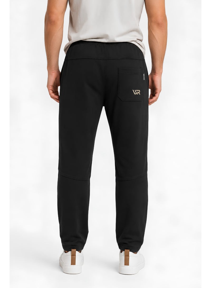 WHITE RABBIT Men’s Casual Wide Leg Jogger Pants – Adjustable Drawstring - Image 2