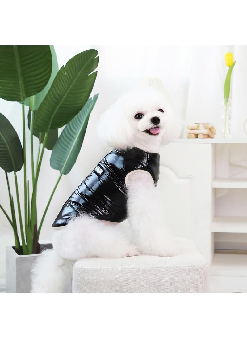 Generic Black XL Dog Coat Jacket Winter Windproof Pet Clothing For Small Medium Dogs Pug Chihuahua Bulldog Ropa Para Perros Apprael Outfits - Image 1