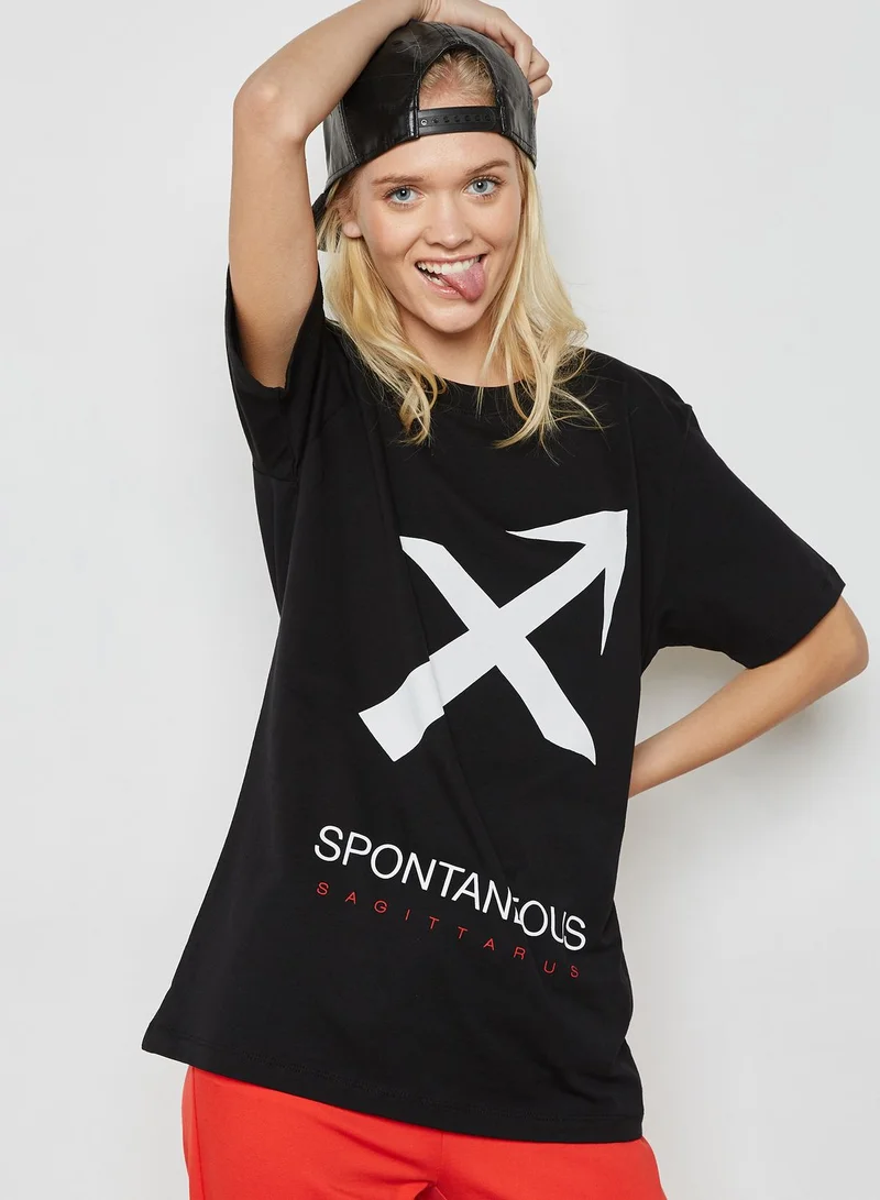 CRIMINAL DAMAGE Sagittarius Zodiac T-Shirt