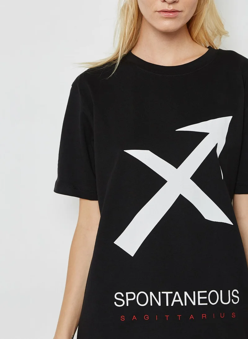 CRIMINAL DAMAGE Sagittarius Zodiac T-Shirt