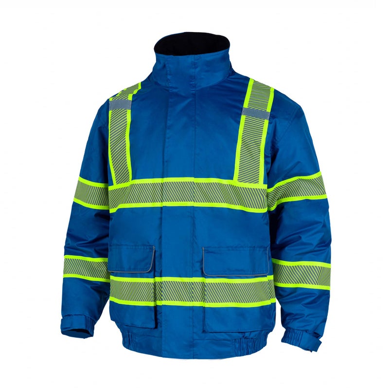 FONIRRA High Visibility Heavy Duty Insulated Winter Jacket for Men Waterproof,Safety Jacket for Men Reflective Big and Tall - Image 1