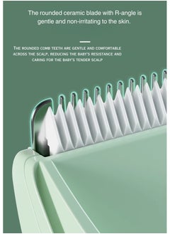 OIDIRE Hair Clipper Snipped Hair Waterproof Rechargeable Cordless Baby Hair Clipper  - Image 3