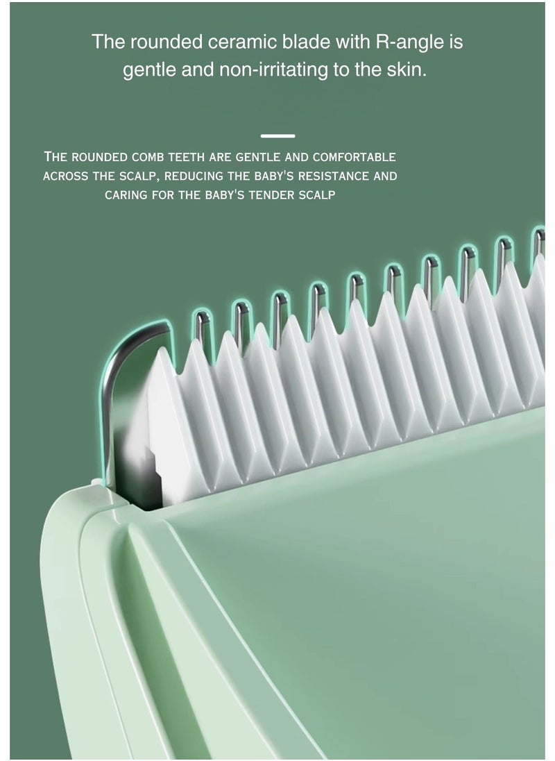 OIDIRE - Hair Clipper Snipped Hair Waterproof Rechargeable Cordless Baby Hair Clipper - Image 1