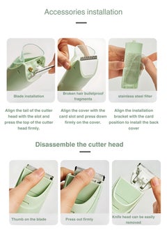 OIDIRE Hair Clipper Snipped Hair Waterproof Rechargeable Cordless Baby Hair Clipper  - Image 4