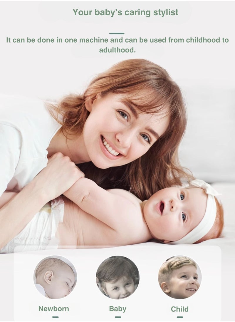 OIDIRE - Hair Clipper Snipped Hair Waterproof Rechargeable Cordless Baby Hair Clipper - Image 1