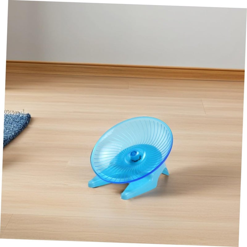 BESTonZON Silent Hamster Running Saucer Wheel with Stand, Small Pet Exercise Spinner for Mice, Hedgehogs, and Dwarf Hamsters, Quiet Spinning Activity for Indoor Small Animals - Image 4