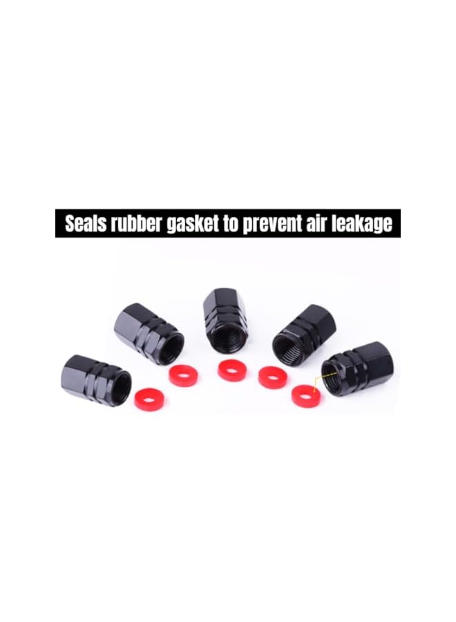 S-TOP 5PCS Tire Valve Stem Caps for Dodge Challenger Durango SRT 392 Accessories, Aluminum Tire Valve Cap Set, Corrosion Resistant,Dust Proof Leak-Proof Air Cover (Red,392) - Image 1