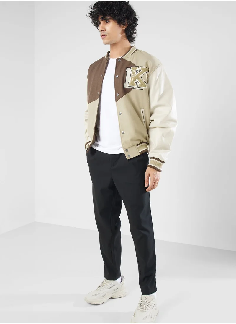 Karl Kani Retro Patch Wavy Block College Jacket
