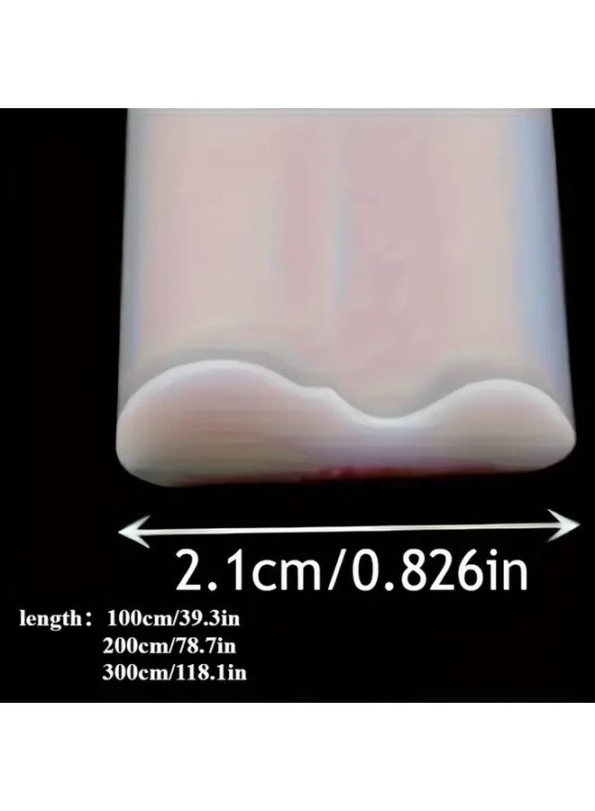 قوالب PVC مرنة ذاتية اللصق بطول 300 سم للحوائط والأرضيات والخزانات سهلة التركيب - Image 4