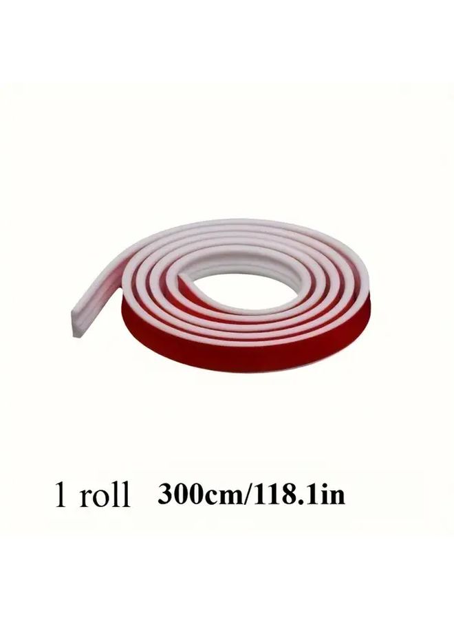 قوالب PVC مرنة ذاتية اللصق بطول 300 سم للحوائط والأرضيات والخزانات سهلة التركيب - Image 5