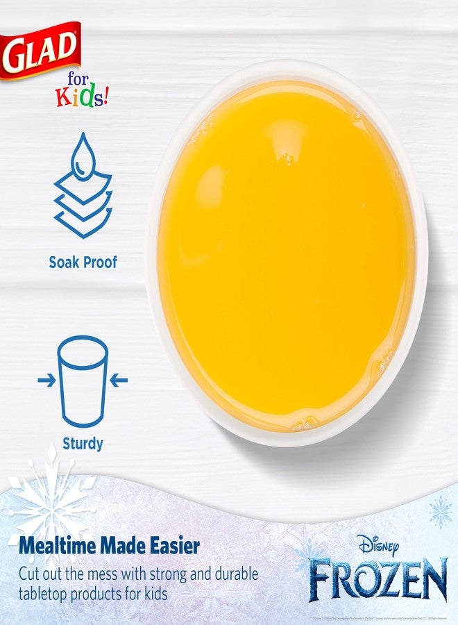 Glad for Kids Disney Frozen Disposable Paper Cups, Anna and Elsa - Heavy Duty, Soak Proof, Kid-Friendly Paper Cups for Drinking and Everyday Use, 9 Ounce, 24 Count - Image 5