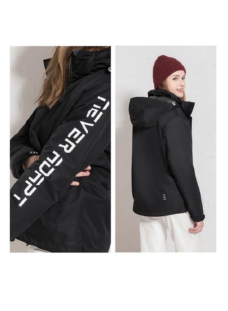 Loquat Three-in-one Detachable Two-piece Hood Waterproof Overcoat  - Image 2