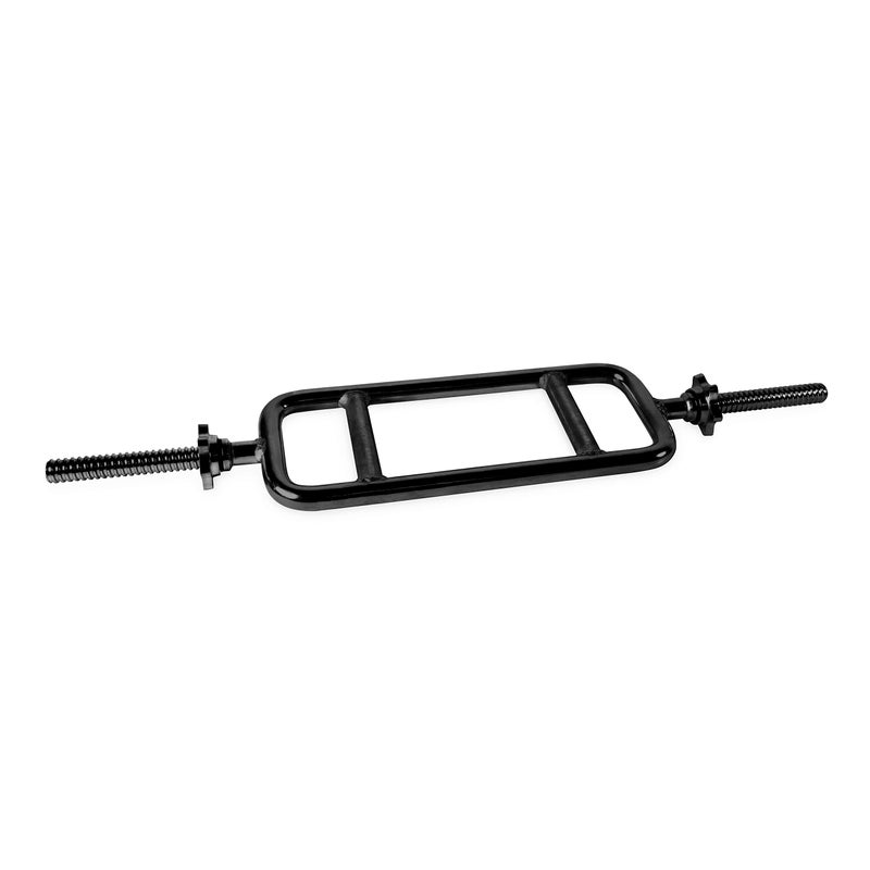CAP Barbell Standard 1 - Inch Threaded Triceps Bar with Collars, 34 - inches, Black - Image 1