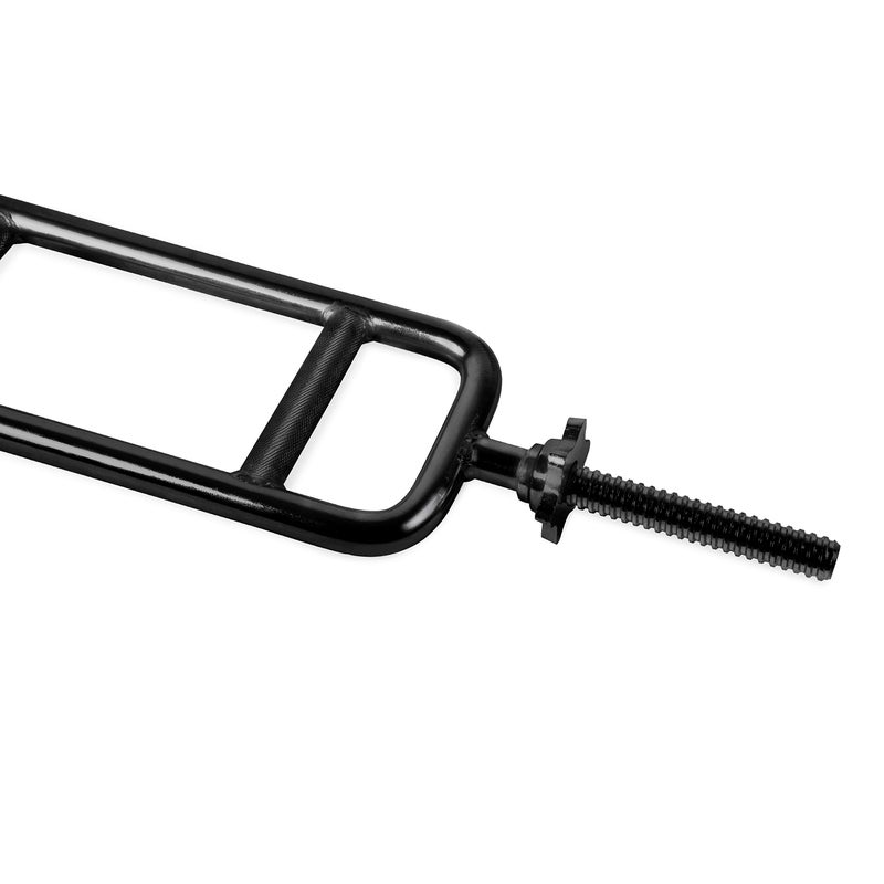 CAP Barbell Standard 1 - Inch Threaded Triceps Bar with Collars, 34 - inches, Black - Image 2